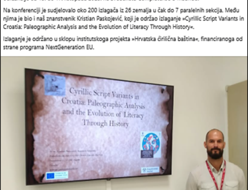 Predavanje na prvoj slavističkoj konferenciji u Španjolskoj