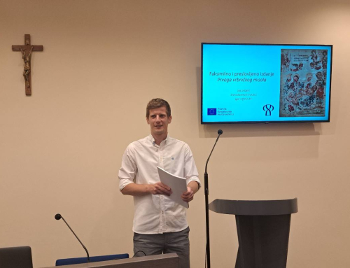 Predavanje o Prvome vrbničkom misalu na tribini Društva prijatelja glagoljice