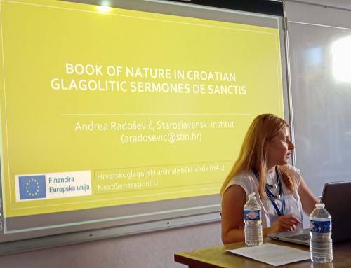 Izlaganje na Međunarodnom slavističkom kongresu u Parizu