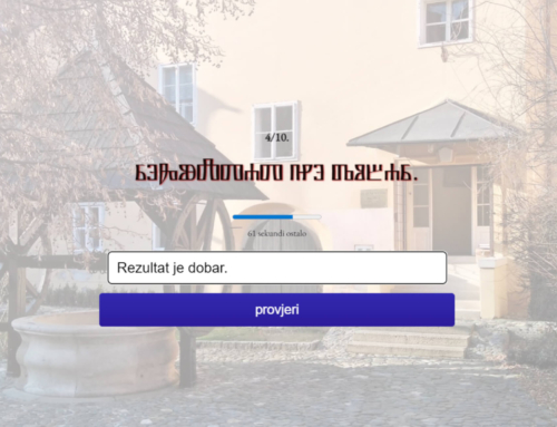 Objavljena nova igra – Čitam glagoljicu