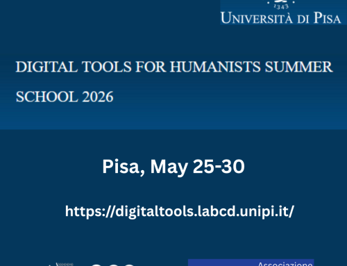 Sudjelovanje na ljetnoj školi Digital Tools for Humanists u Pisi