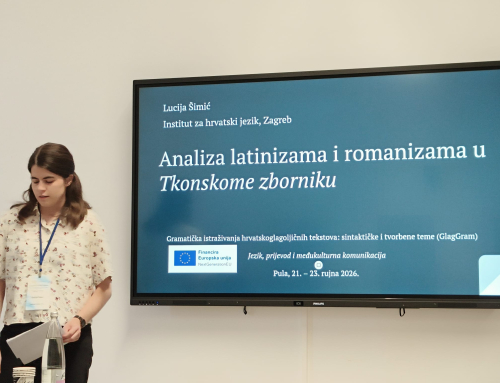 Lucija Šimić održala izlaganje o latinizmima i romanizmima u Tkonskome zborniku na konferenciji u Puli